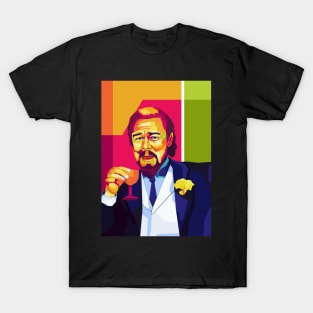 Laughing Leonardo Dicaprio Meme Pop Art T-Shirt